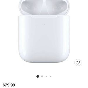 Apple AirPods charging case with free charger. Used a couple times.